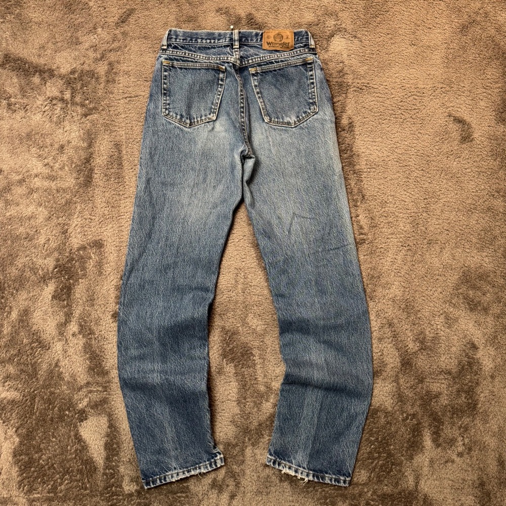 Vintage Wrangler Authentic Jeans Medium Wash Straight Leg Denim 29x31.5